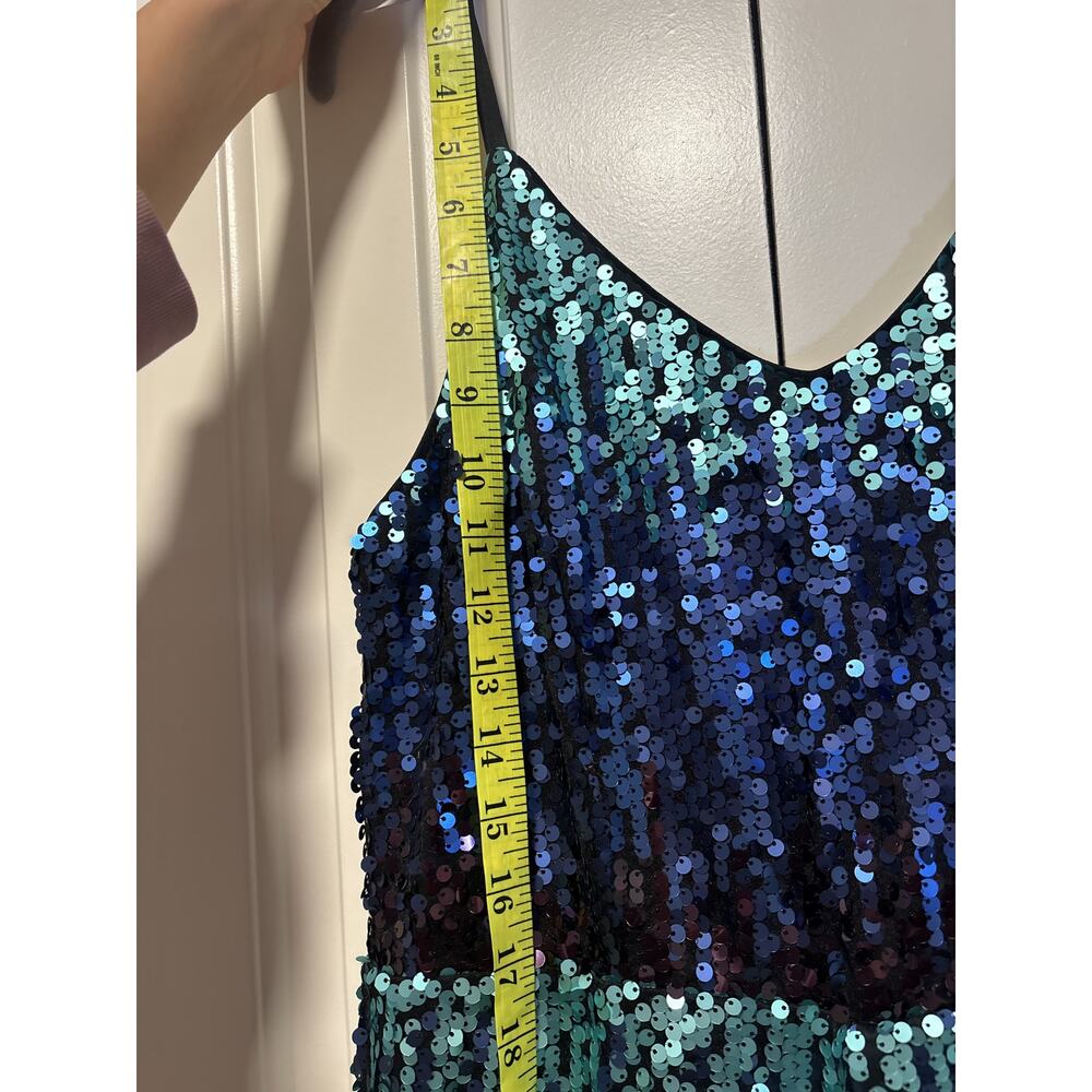 Drank Sequin Cami Dress Size L Multicolor Ombre Jumpsuit dress - Picture 4 of 9